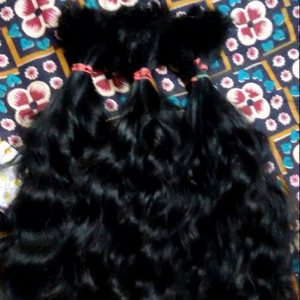 Cabello humano natural indio a granel, sin procesar, 100% de la India Cabello humano sin pelo corto, el mejor donador - Product Image 1