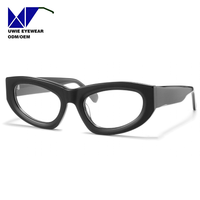 Lunettes de vue œil-de-chat personnalisées en acétate, taille 54-21-145, vision haute définition pour adultes unisexes, support de remboursement de 13 % de taxes