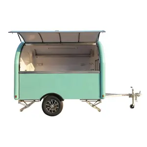 Street Fast Food Trucks Mobile Food Trailer for Sale Breakfast Snack Ice Cream Shop Kitchen Equipment mobile bar food kiosk