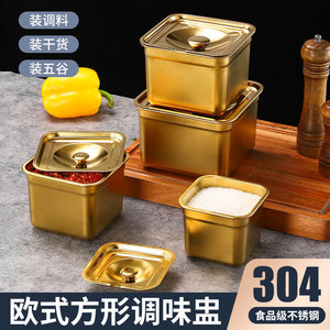 Chef Meis 304 Stainless Steel <b>Spice</b> <b>Jar</b> M Size Stackable With Lid For Kitchen Storage - Product Image 3