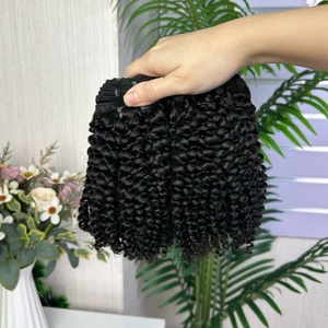ผมหยิกแบบแอฟโฟรแบบดับเบิ้ลดรอว์น 100% ผมแท้ - Product Image 6