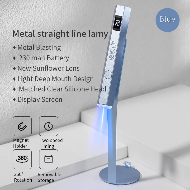 Pemegang magnetik dua kecepatan Logo kustom lampu peningkatan kuku lampu meja lampu pengering kuku Gel UV