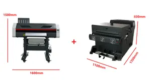 Stampante per magliette ecologica di alta qualità stampante DTF Fourstar 60cm larghezza testine di stampa i3200 macchina da stampa digitale a buon mercato
