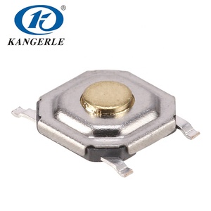 Chiết Giang kangerle KEL-C005 4mm * 4mm siêu SMT mỏng tact kim loại đẩy đẩy nút tact chuyển đổi - Product Image 2