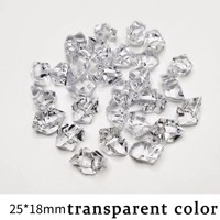 Faux glaçons en plastique, diamants, glaçons en acrylique transparents, cristaux de diamant, pierres précieuses, décoration 3D durable, vase