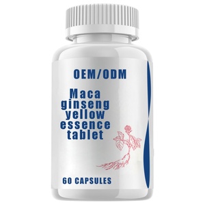 แคปซูลสารสกัดมาคาและโสมสีเหลืองคุณภาพสูงแบบ OEM/ODM ราคาส่งถูก อาหารเสริมเพื่อสุขภาพสำหรับผู้ใหญ่ ช่วยเสริมภูมิคุ้มกัน - Product Image 1
