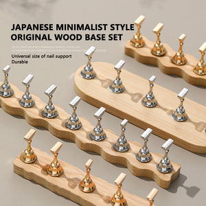 Làm Bằng Tay Bằng Gỗ Nail Thực Hành Đứng Từ Nail Mẹo Chủ Set Cho Báo Chí Trên Màn hình Đứng Cho Móng Tay Nghệ Thuật Nguồn Cung Cấp - Product Image 3