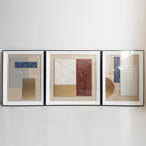 Commercio all'ingrosso della fabbrica vendita calda casa arredamento Hotel progetto opere d'arte soggiorno astratto pittura di arte cinese in legno intagliato arte - Product Image 1