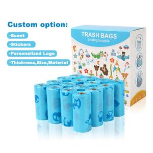 Rouleau de sacs à déjections pour animaux biodégradables personnalisables, à déchirure facile, respectueux de l'environnement, pour chiens, pour l'extérieur - Product Image 4
