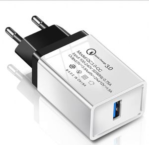 QC3.0 เครื่องชาร์จแบบชาร์จเร็ว 5V3A เครื่องชาร์จ USB แบบชาร์จเร็ว มีหลายสีให้เลือกสำหรับแอปเปิล แอนดรอยด์ - Product Image 2