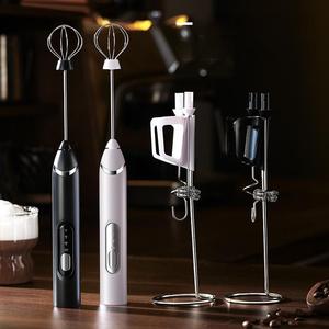 Potente Montalatte Elettrico per Alimenti in Acciaio Inox 304 Ricaricabile Frullatore Portatile Sbattitore per Uova e Crema - Product Image 1