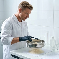 Tamis à terre pour le jardinage, 12 pouces, acier inoxydable de qualité 304, tamis à terre empilable, tamis de laboratoire pour roches et terre