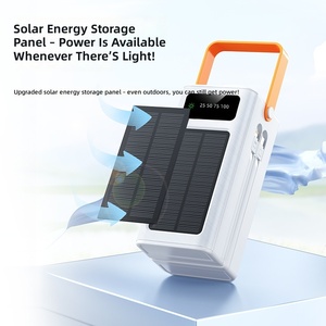 <span class=keywords><strong>Batterie</strong></span> <span class=keywords><strong>externe</strong></span> 50000mAh à charge rapide, chargeur <span class=keywords><strong>solaire</strong></span> portable, écran LED, étanche, avec câbles pour les voyages en plein air - Product Image 5