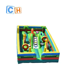 Inflatable Ốc Phim Hoạt Hình Thành Phố Giải Trí Trẻ Em Inflatable Vui Chơi Giải Trí Công Viên Nhảy Bouncer Cho Vui Vẻ