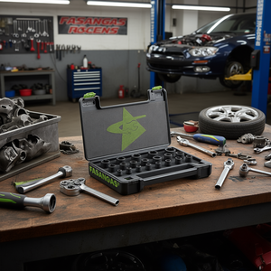 Fasangas <b>Socket</b> Set 20-Piece Metric <b>Impact</b> Ready Auto Repair Tools - Product Image 3