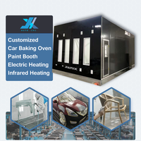Cabine de peinture ignifuge CNC JX AUTO, taille sur mesure