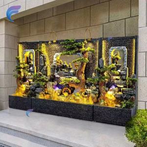 BN2194 Fontaine de rocaille ornementale de style contemporain pour jardin extérieur - Product Image 4