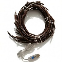 Flexible LED-Kunststoff-Zweiglichter Künstliche Rankenbaum-Form 1,8m USB-Betrieben Fernbedienung IP55 2000K Warmweiß Dekorationen