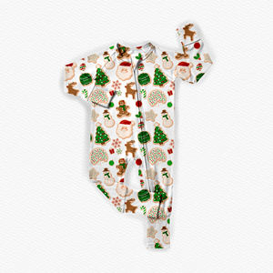 Bebê recém-nascido Cartoon Zipper Romper Custom Impresso Alta Qualidade Bebê Bambu Pijama Personagem Impressão Zipper - Product Image 6