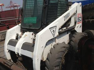 Cargadora Bobcat S863 usada de alta calidad, 3,5 toneladas, maquinaria de construcción más vendida con cargadora frontal S160 S180 S300 - Product Image 2