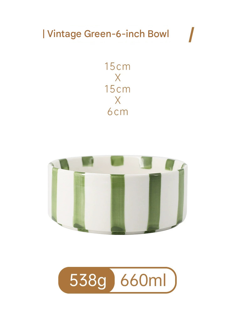 Tazón de 6 pulgadas verde