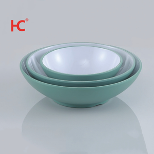 Cuenco de melamina de color personalizado de <span class=keywords><strong>dos</strong></span> colores de melamina irrompible <span class=keywords><strong>para</strong></span> servir <span class=keywords><strong>cena</strong></span> cuenco de fideos elegante cuenco de estilo libre restaurante Hotel - Product Image 1