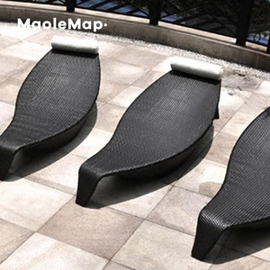 Meubles en osier Chaises longues Plage Patio Rotin <span class=keywords><strong>Piscine</strong></span> Restaurant Hôtel Rustique Extérieur Chaise Longue Canapé Transat <span class=keywords><strong>Piscine</strong></span> - Product Image 3