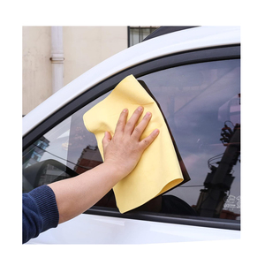 Professional Ultrasonic Cut Microfiber Cleaning <strong>Cloth</strong> 43x32cm Super Absorbent Chamois PVA Towel Car Wash <strong>Cloth</strong> - Product Image 1