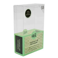 Boîte en plastique transparente personnalisée, emballage de vente au détail, boîte de présentation pliable
