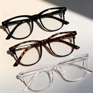 Nouvelles lunettes anti-lumière bleue pour femmes, monture PC, verres acryliques, lunettes de lecture, style rétro tendance pour étudiants et usage quotidien - Product Image 5