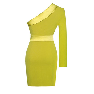 Manchon unique plissé costume robe élégante femme Printemps et été nouvelle datation - Product Image 5