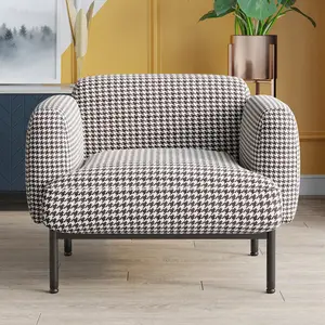 Canapé de salon minimaliste américain pour la maison, chaise rembourrée pour villa
