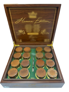 Vente en gros de pots en verre personnalisés de 16 oz, édition Havana Wholemeltz, avec boîte de présentation en bois - Product Image 1