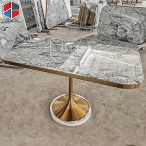 طاولة فندق مخصصة 80x من التوليب الذهبي مع سطح الطاولة - Product Image 2