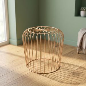 Tabouret en fil de fer thermolaqué - Product Image 4