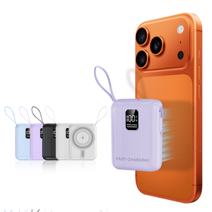 Batteries externes à charge <span class=keywords><strong>sans</strong></span> <span class=keywords><strong>fil</strong></span> pour <span class=keywords><strong>iPhone</strong></span> Samsung, <span class=keywords><strong>batterie</strong></span> <span class=keywords><strong>externe</strong></span> magnétique 10000mah grande capacité, logo personnalisé, cadeau, <span class=keywords><strong>batterie</strong></span> <span class=keywords><strong>externe</strong></span> - Product Image 3