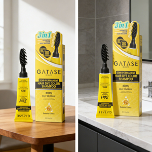 <span class=keywords><strong>Coloration</strong></span> capillaire Gatase |   Formule 3 en 1 : <span class=keywords><strong>Coloration</strong></span> capillaire, Nourrir et Nettoyer en profondeur |   Kit de <span class=keywords><strong>coloration</strong></span> semi-permanente de qualité salon pour usage domestique - Product Image 5