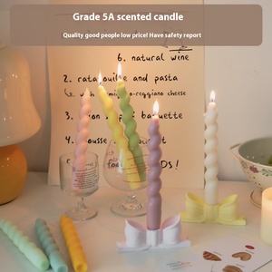 Velas Aromáticas Creativas Hechas a Mano al por Mayor, con Forma <span class=keywords><strong>de</strong></span> Espiral Larga, Velas Perfumadas Decorativas para el Hogar - Product Image 3