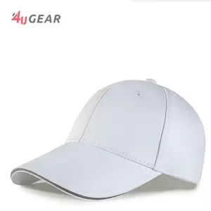 3d Embroidery 6 Panel Womens Wholesale Sport Blank Structured Reflective Sandwich Custom Logo Men Baseball Cap Hats