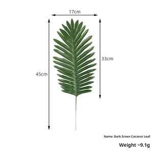 Decorazione del partito foglia di cocco girasole simulazione pianta accessori per festa nuziale decorazioni di plastica di lunga durata - Product Image 6