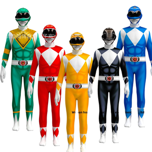Body intero Cosplay di Halloween nuova serie di dinosauro <span class=keywords><strong>Rangers</strong></span> 25 Top in cotone transfrontaliero per spettacoli di feste - Product Image 1