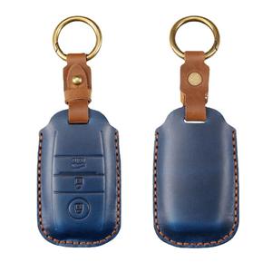 Estuche para llaves de coche de cuero genuino, superventas, adecuado para Hyundai, Kia, Sportage, Carnival, Forte, accesorios para coche al por mayor - Product Image 5