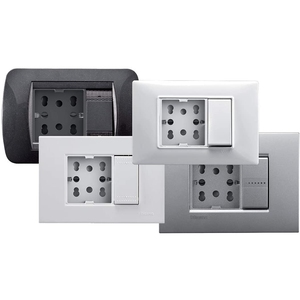 4Box Enchufe de Pared 4B.V14.H21 4 Tomas Schuko Bipasso Empotrable Plástico Blanco 230V - Product Image 5