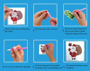 <span class=keywords><strong>Panda</strong></span> DIY Animal DiamondPainting 3D Autocollants Faits À La Main Arts Artisanat Kits <span class=keywords><strong>Peinture</strong></span> <span class=keywords><strong>par</strong></span> Numéros Diamants Jouets Pour Enfants - Product Image 5