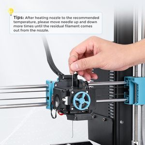 Creality - Juego de 8 Boquillas para Impresora 3D de 0,2 mm, 0,4 mm, 0,6 mm, 0,8 mm y 1,0 mm, Acero Endurecido MK8, Extrusor de Metal de Tungsteno para Impresión 3D - Product Image 5