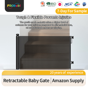 Portão de Segurança para Bebês Probebi SG025, Preço de Fábrica, Branco, Metálico, Grande, Tipo Quadrado, Multifuncional, Super Largo, para Escadas, 0-12 Meses - Product Image 5