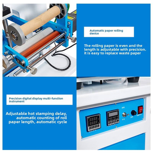 Máquina de Estampado en Caliente Neumática con Certificación CE, Gran Área, Automática, para Cajas de Papel, Cuero y Logotipos, Venta al Por Mayor - Product Image 3