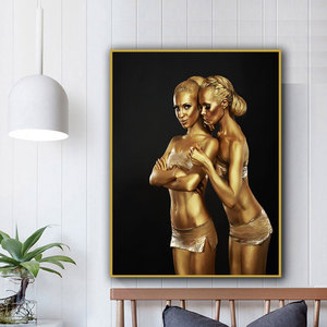 <strong>Nude</strong> Gold Woman Painting Canvas Prints Sexy Cuadros <strong>Posters</strong> <strong>Nude</strong> Woman Painting Painting - Product Image 3