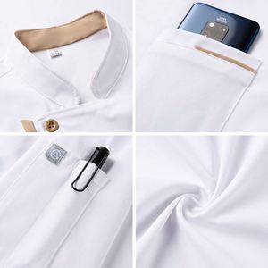 Veste de Chef de Luxe pour Femme, Manches Longues, Uniforme de Cuisine Hôtelière, Bleu Marine, Nouveau Design - Product Image 2