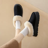 Sepatu Bot Salju Wanita Kulit Domba Suede Terbaru Musim Gugur/Dingin, Nyaman, Anti Air, Model Klasik UGH, Platform